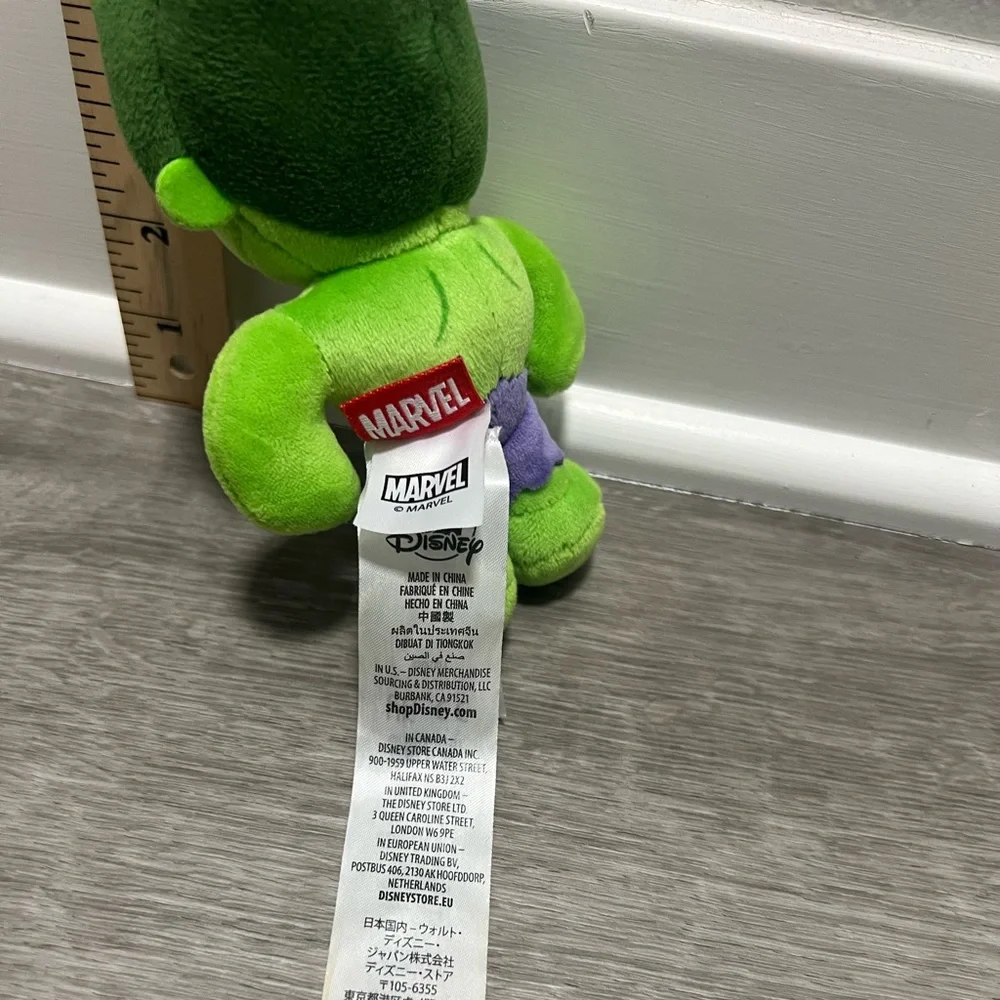 Marvel‎ Hulk Plush Toy, 6” tall, EUC